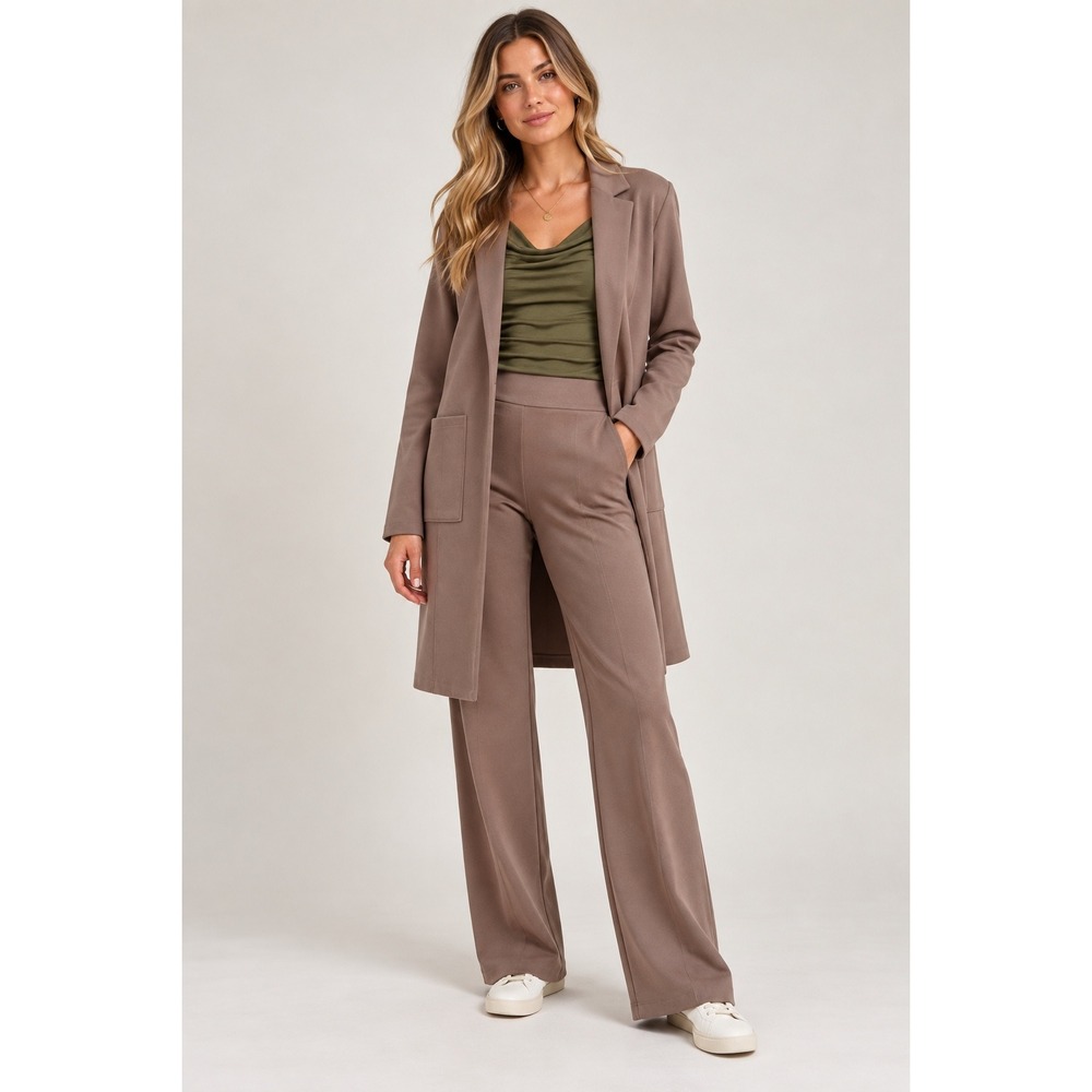Dear Scarlett Mocha Chic Midi Jacket / Multiple Sizes / NWT & In Bag
